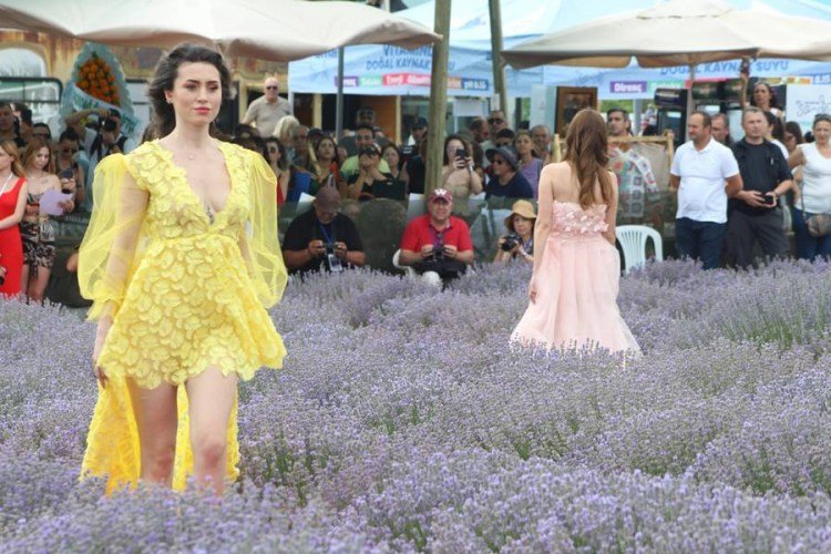 Lavanta Tarlası Podyuma Dönüştü