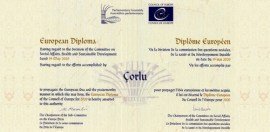 AVRUPA DİPLOMASI ÖDÜLÜMÜZÜ TESLİM ALDIK